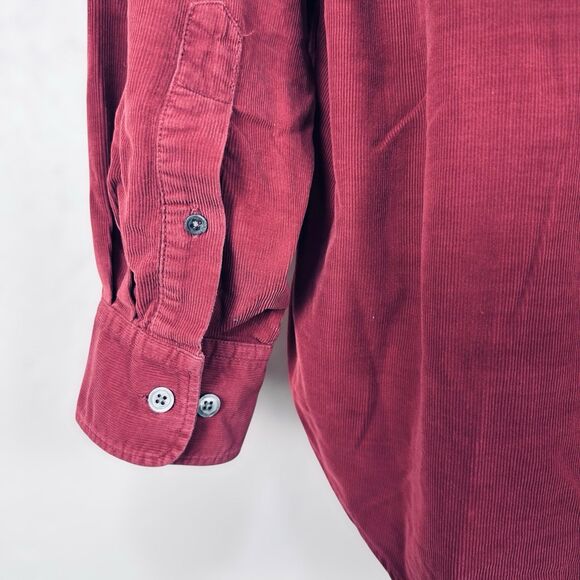 Banana Republic Fine Wale Corduroy Shirt Button Shirt Mens Heritage Casual M - Picture 5 of 9